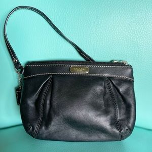 Coach leather wristlet